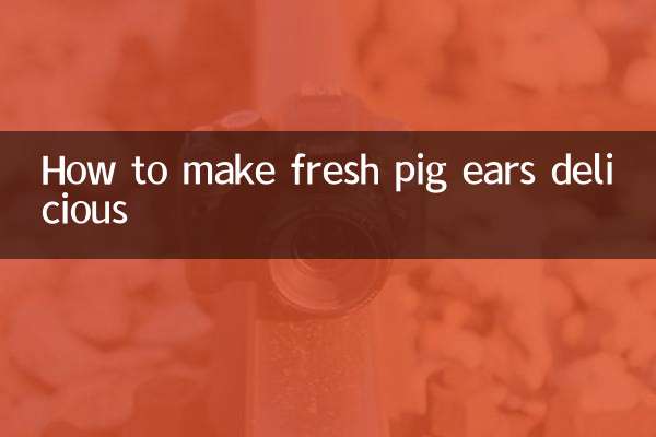 How to make fresh pig ears delicious