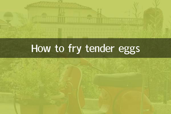 How to fry tender eggs
