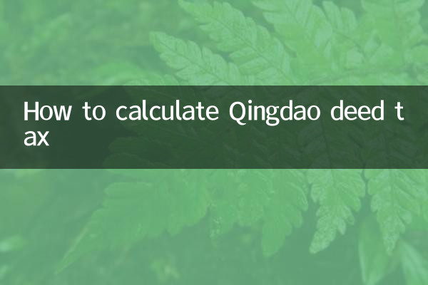 Comment calculer la taxe sur les actes de Qingdao
