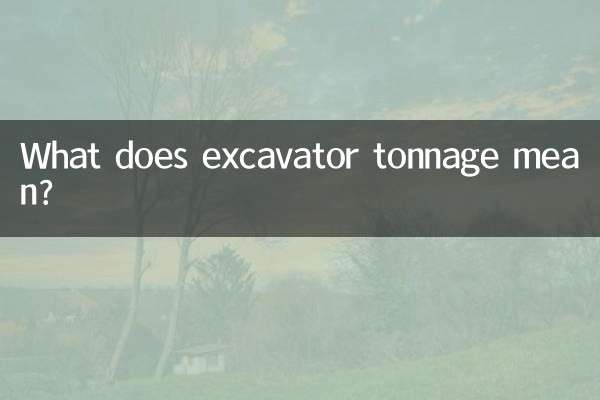 Was bedeutet Baggertonnage?