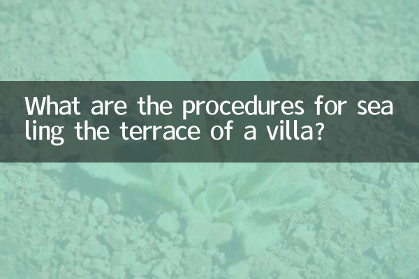किसी विला की छत को सील करने की क्या प्रक्रियाएँ हैं?