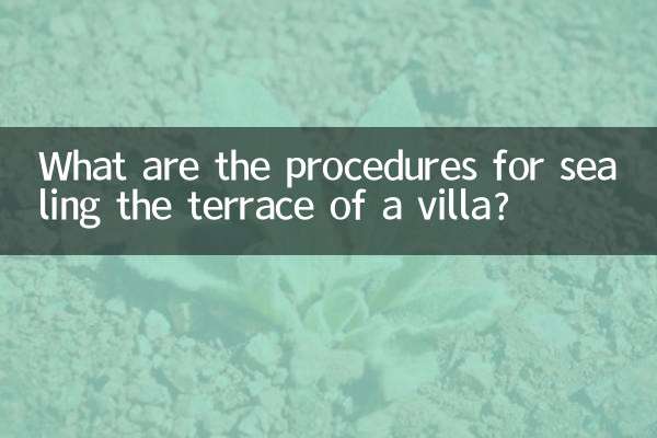किसी विला की छत को सील करने की क्या प्रक्रियाएँ हैं?