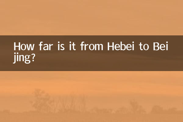 হেবেই থেকে বেইজিং কত দূরে?
