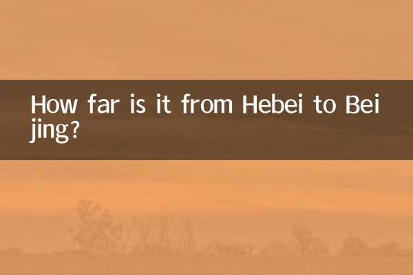 হেবেই থেকে বেইজিং কত দূরে?