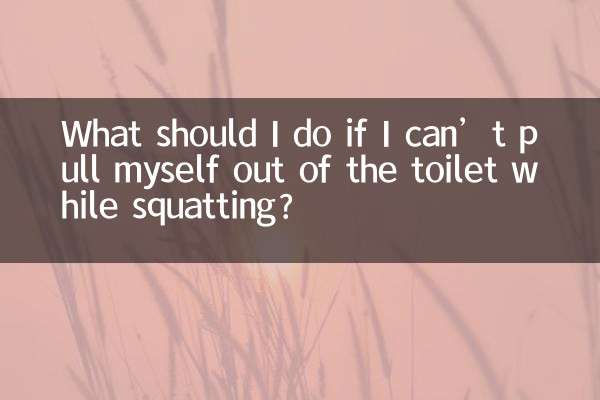 اگر میں اسکویٹنگ کے دوران اپنے آپ کو بیت الخلا سے باہر نہیں کھینچ سکتا تو مجھے کیا کرنا چاہئے؟