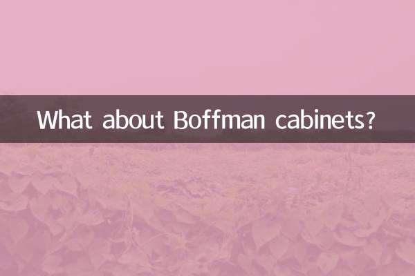 ماذا عن خزائن بوفمان؟