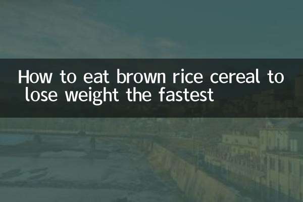 Como comer cereal de arroz integral para perder peso mais rápido