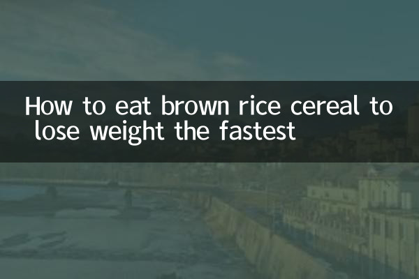 Como comer cereal de arroz integral para perder peso mais rápido
