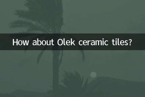 How about Olek ceramic tiles?