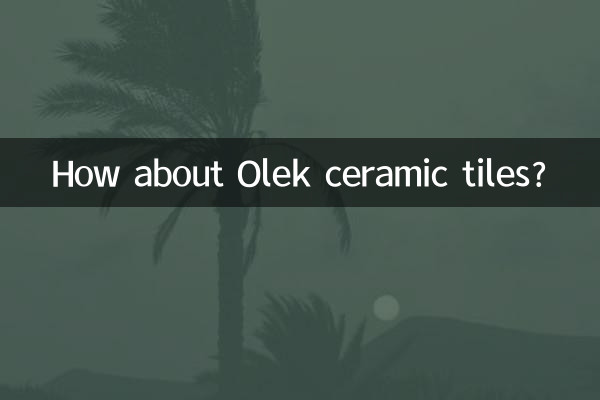 How about Olek ceramic tiles?