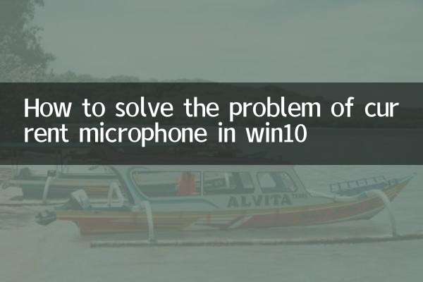 Comment résoudre le problème du microphone actuel dans Win10