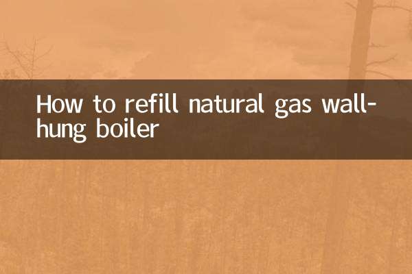 天然氣壁掛爐怎麼補水