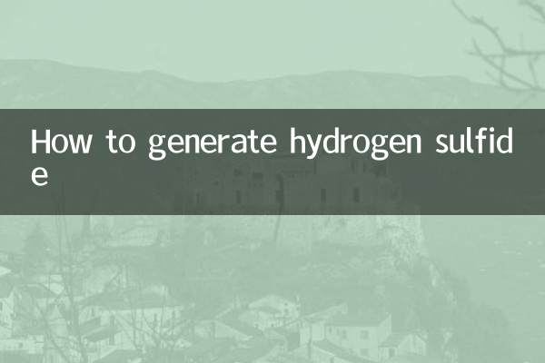 Come generare idrogeno solforato
