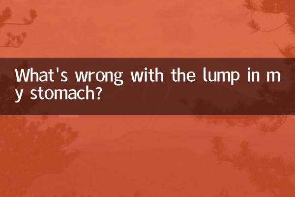 Cosa c'è che non va nel nodo che ho allo stomaco?