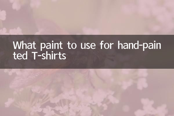 Que tinta usar para camisetas pintadas à mão