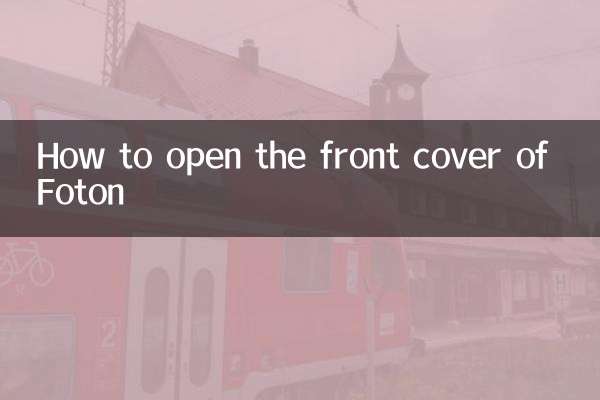 Come aprire la copertina di Foton