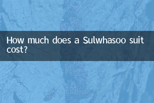 Quanto costa un abito Sulwhasoo?