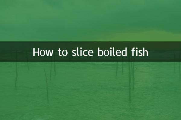 Как нарезать вареную рыбу