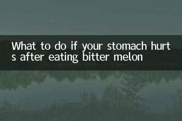 Что делать, если болит живот после употребления горькой дыни