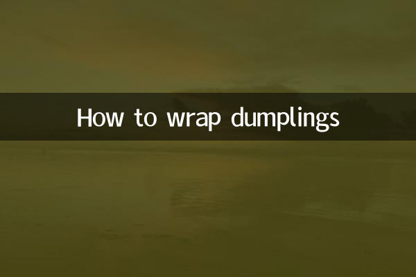 So wickeln Sie Knödel ein