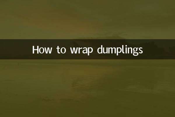 Comment emballer des boulettes