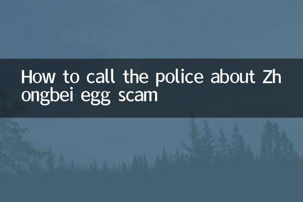 झोंगबेई अंडा घोटाले के बारे में पुलिस को कैसे कॉल करें