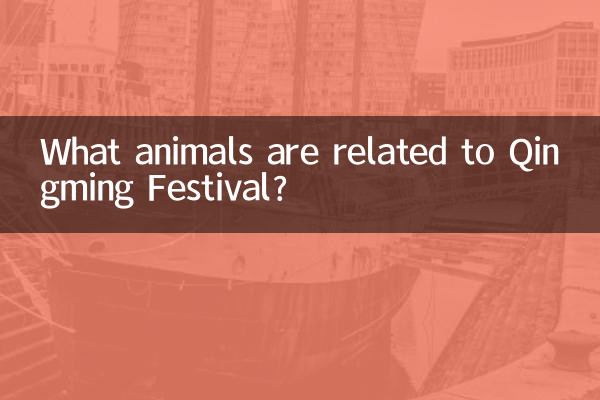 Quais animais estão relacionados ao Festival Qingming?