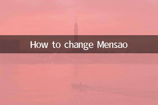 Come cambiare Mensao