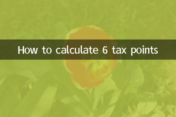 Como calcular 6 pontos fiscais