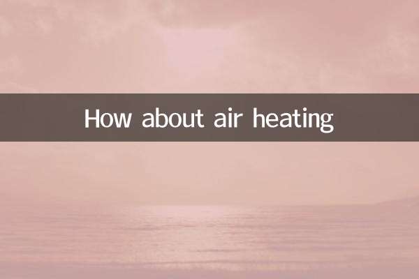 Wie wäre es mit einer Luftheizung?