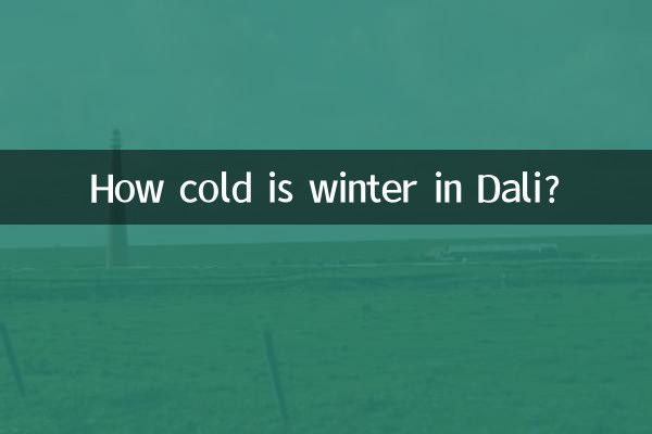 ما مدى برودة الشتاء في دالي ؟