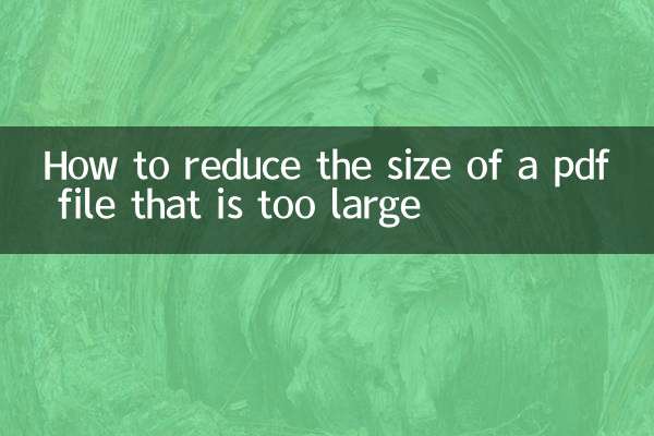 So reduzieren Sie die Größe einer zu großen PDF-Datei