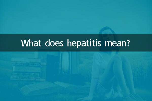 간염은 무엇을 의미하나요?
