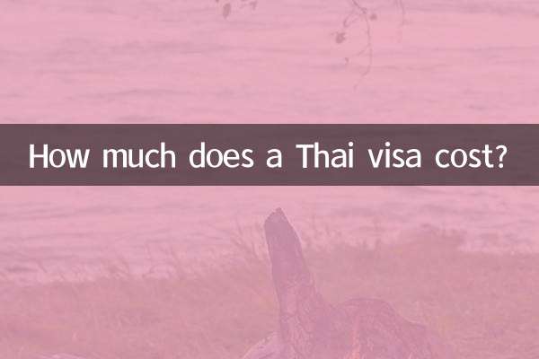 Combien coûte un visa thaïlandais ?