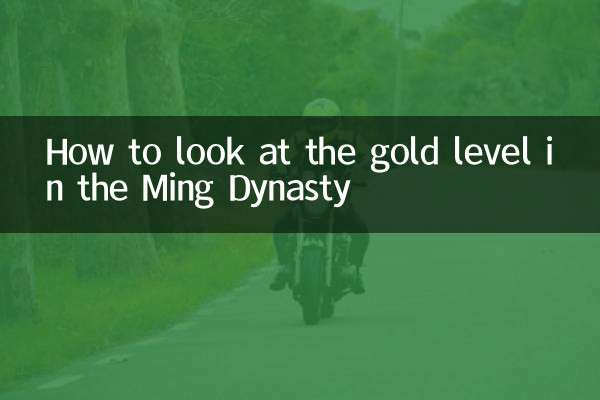 明代怎么看黄金等级