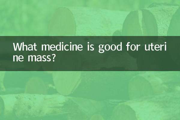 Quel médicament est bon pour la masse utérine ?