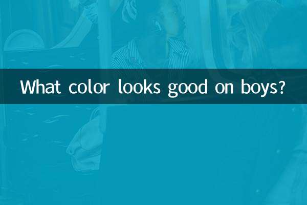 কি রং ছেলেদের ভাল দেখায়?