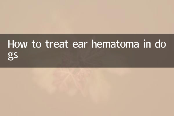 نحوه درمان هماتوم گوش در سگ