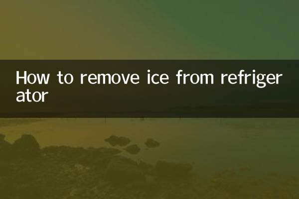 Как убрать лед из холодильника