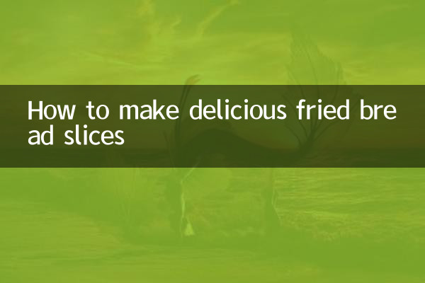 Come preparare deliziose fette di pane fritto