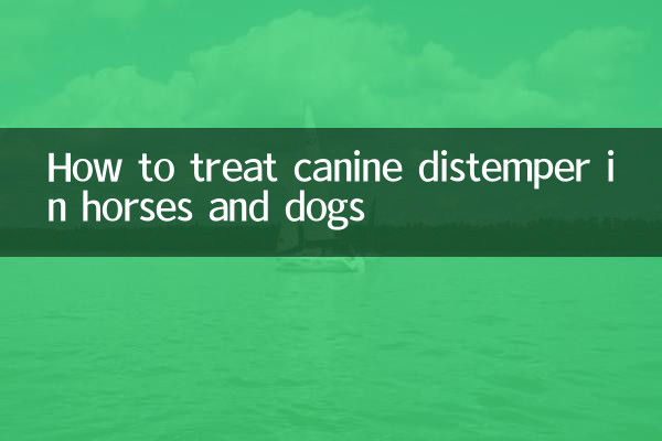 马犬得了犬瘟热怎么治