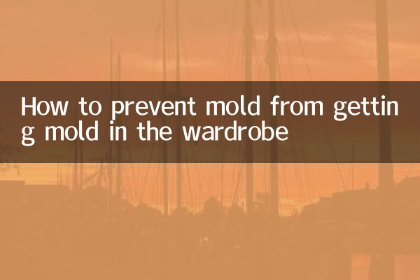 How to prevent mold from getting mold in the wardrobe