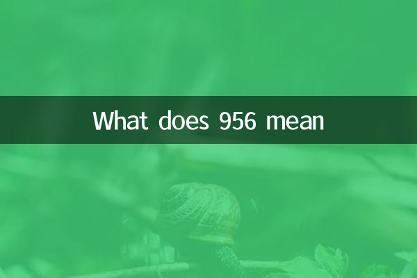 ماذا يعني 956