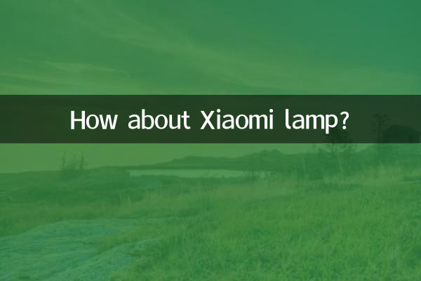 Wie wäre es mit einer Xiaomi-Lampe?
