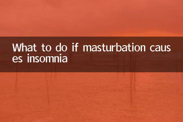 Qué hacer si la masturbación provoca insomnio