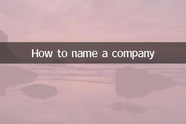 회사 이름을 지정하는 방법