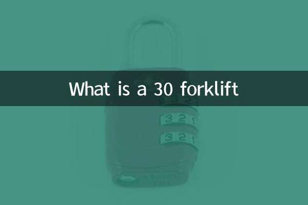 30フォークリフトとは