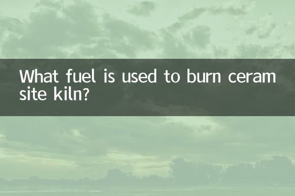 Quel combustible est utilisé pour brûler le four à céramsite ?