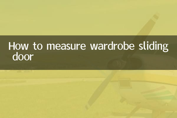 Cómo medir la puerta corredera del armario