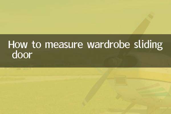 Cómo medir la puerta corredera del armario